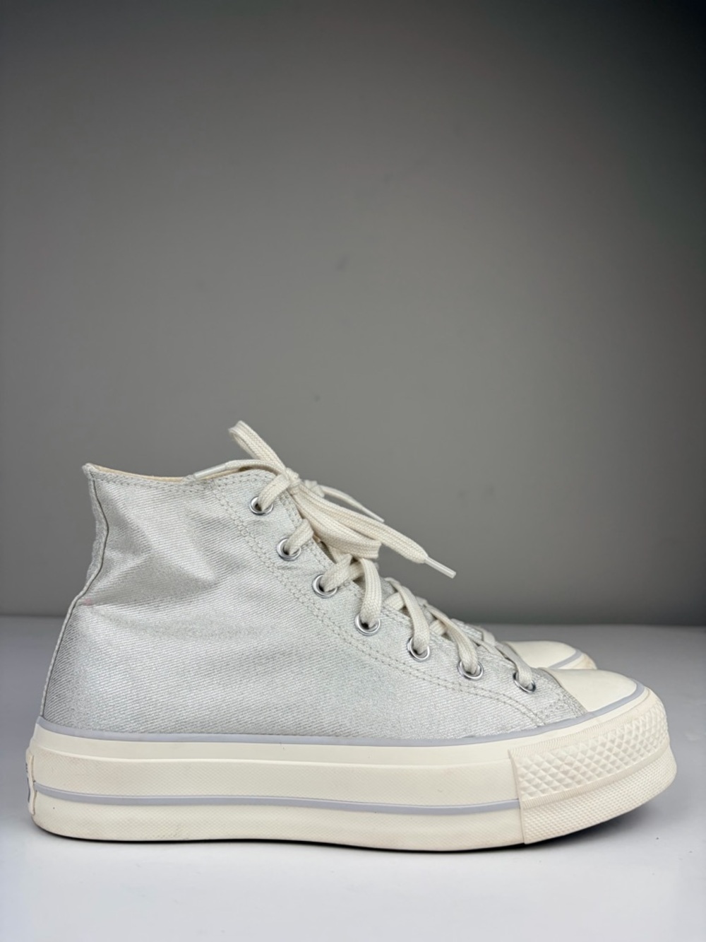 Converse Chuck Taylor Platform Hi Digital Powder‎ Egret Wmns 9 Sneaker